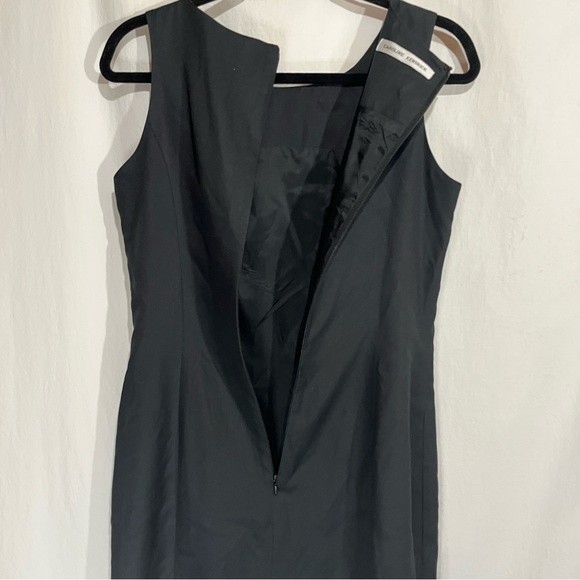 Vintage Caroline Kendrick Silk Blend Strapless Sheath Cocktail Dress Size 4 - Picture 3 of 7